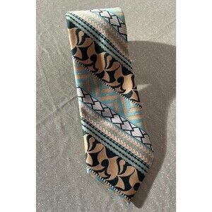 Vintage 70s Wide Tie 1970s Retro JL Hudsons 2100 Shop Groovy Funky Costume